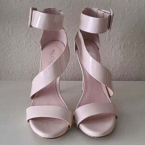 NWOB Aldo Strappy Patent Leather Heels